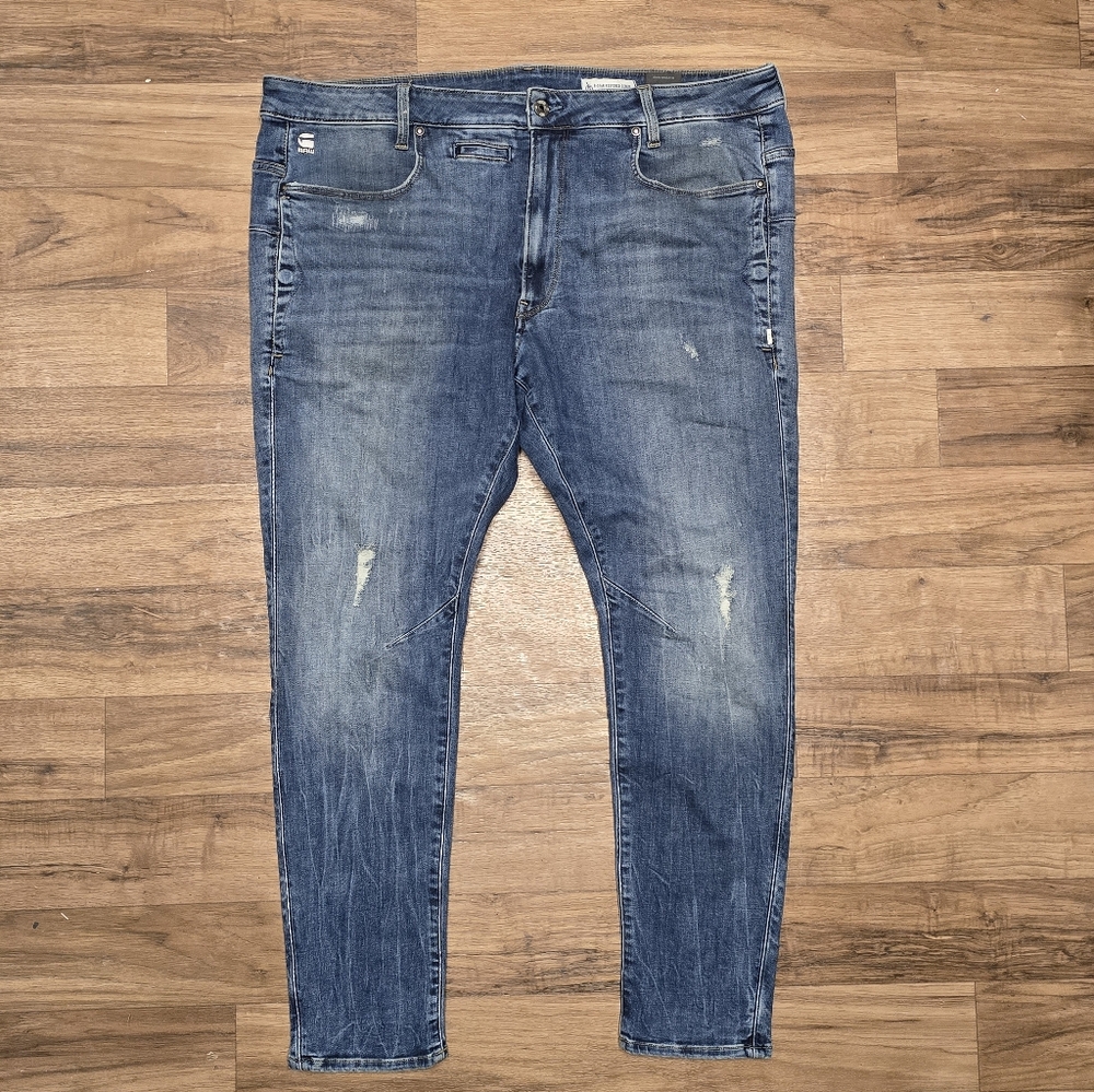G-Star Raw D-Staq Men’s 3D Super Slim Jeans Sz 40x32 - Picture 2 of 9